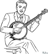 banjo Coloring Pages To Print